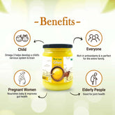 Pure Organic Gir Cow Ghee By Youshuddham | Traditional Bilona Method Desi Ghee For Cooking, Baking & Health | (500ml) 16.9 Ounce | Jar Pack